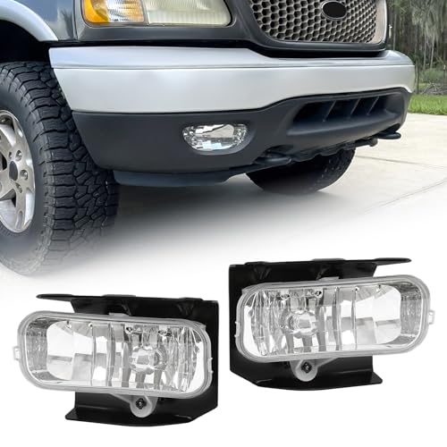KUAFU Pair Fog Light Compatible with 1999-2004 Ford F-150 F-250 Expedition...
