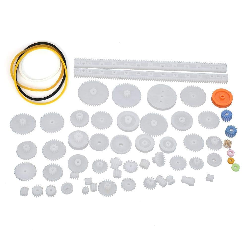 26 Pièces Engrenages Plastique LEEQ - Kit Roues Dentées Pour Moteurs 2mm à 4mm - DIY Et Modélisme