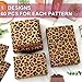 60 Sheets Leopard Print Tissue Paper Pink Brown Safari Animal Gift Wrapping Paper for Home Classroom Office Party DIY Crafts Supplies, 14 x 20 Inch
