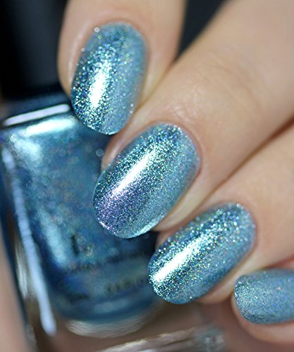 Image of ILNP New Day - Icy Blue Holographic Metallic Nail Polish