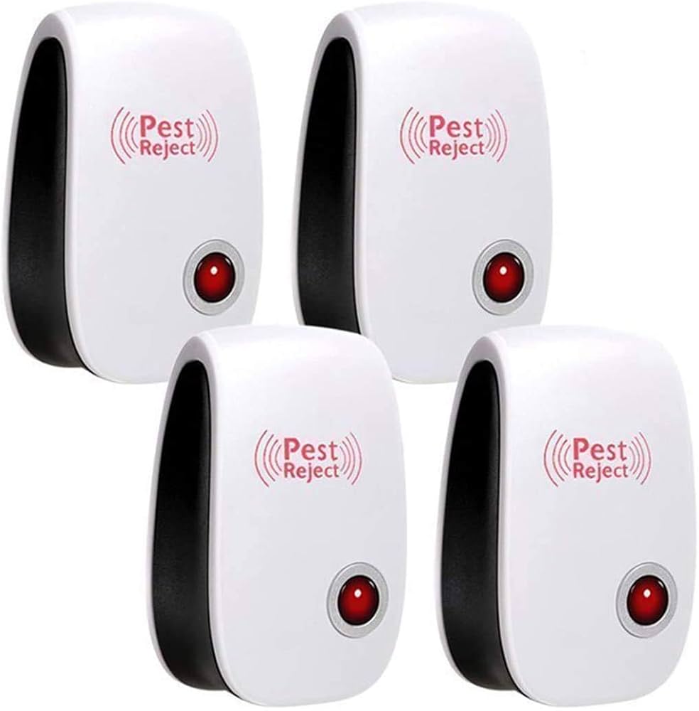 超音波式虫除け器 2パック 蚊 ハエ ネズミ クモ AMZ HX-168 超音波式虫除け器 2パック 蚊 ハエ ネズミ クモ AMZ HX-168