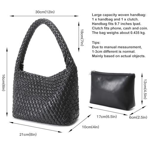 Image of Shoulder Hobo Bags for Women,Summer Beach and Travel Mini Cute Tote Bag,Soft Vegan Leather Underarm Purse for Daily | Soft Underarm Bags