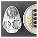 1pc Egg Slicer, Cracker, And Cutter - All-in-One Egg Slicing Tool With Decorative Design