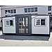 Jaxenor 13x20ft Portable Prefabricated Tiny Home, Mobile Expandable Plastic Prefab House for Hotel, Booth, Office, Guard House, Shop, Villa, Warehouse, Workshop (with Restroom)