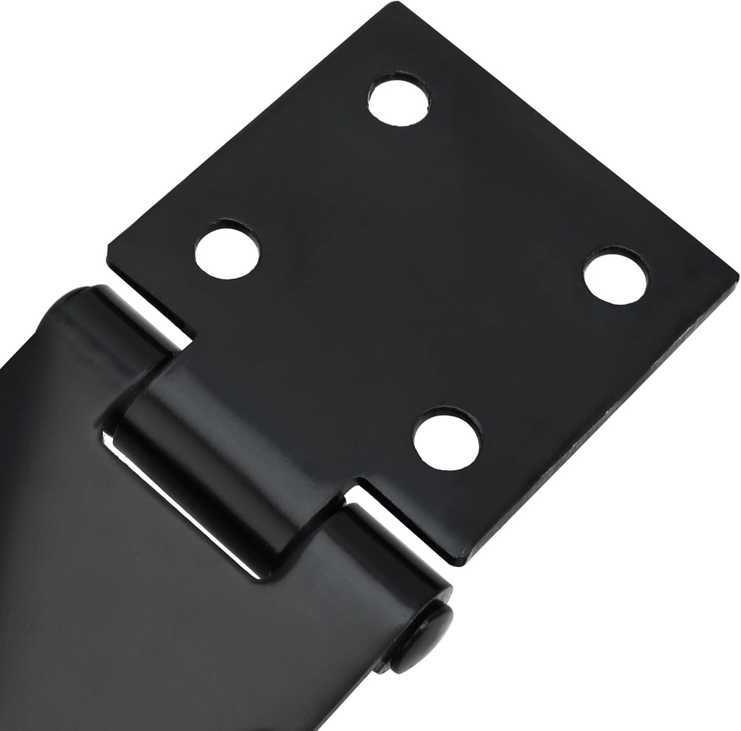 12 PCS Black Hasp Latch, 4 Inch Stainless Steel Door Latch Locks with 96 Screws, Door Clasp Hasp Lock for Push Sliding Door