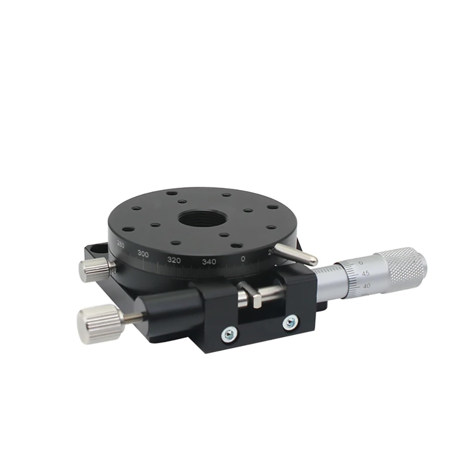 Piattaforma Girevole di precisione a 360 Gradi Tipo R RSP40-L con Cuscinetti di precisione, carico 9,8 N, 40 mm (RSP40-R)
