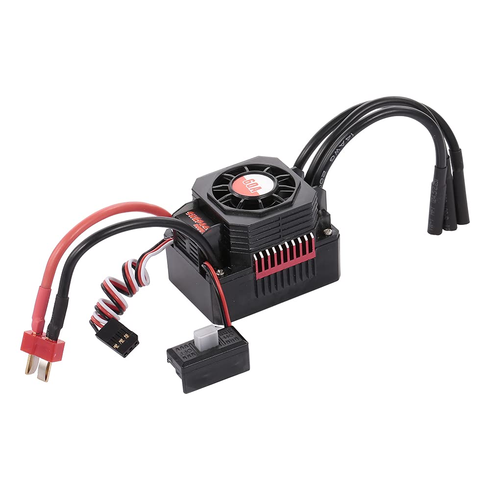 3660 2600KV silnik Brushl z radiatorem i 60A ESC z BEC Proof dla 1/10 1/8 RC Car Truck