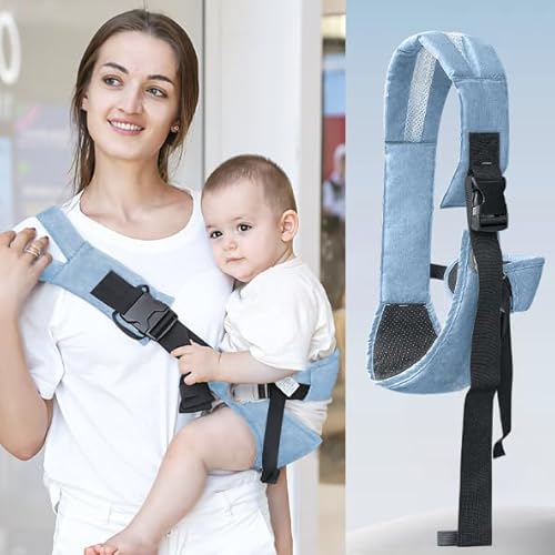 LIUYIDM Porteo Bebe Recien Nacido Multifunción Portabebes Lateral Ajustable Portabebes Lateral Fular Portabebe Verano, Adecuado para Bebés y Niños Pequeños de 6 a 48 Meses (Azul) LIUYIDM Porteo Bebe Recien Nacido Multifunción Portabebes Lateral Ajustable Portabebes Lateral Fular Portabebe Verano, Adecuado para Bebés y Niños Pequeños de 6 a 48 Meses (Azul)