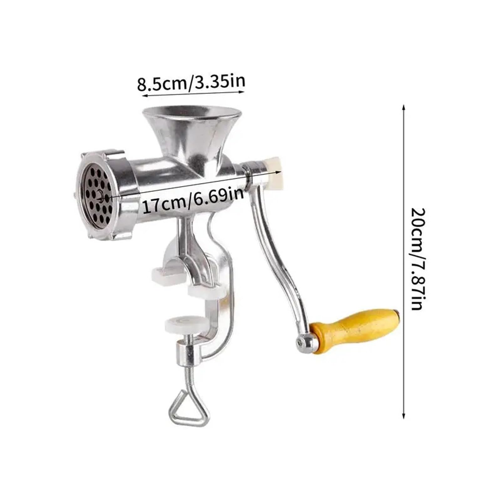 Máquina trituradora de carne Manual, embutidora salchichas mano for saborizante