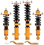 maXpeedingrods Coilovers Adjustable Height for Honda CRV CR-V 2007 2008 2009 2010 2011, Spring Shock Absorber Suspension Kit Strut, Amortiguador Lowering Kits by 1-3” with Twin-tube Structure