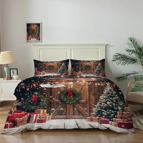 Funda de edredón navideña King de microfibra suave ideal para regalar en fiestas 4