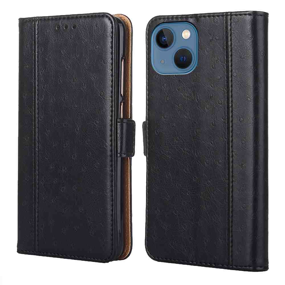 Étui de téléphone VIVO V9 premium en cuir synthétique avec finition noire - 8
