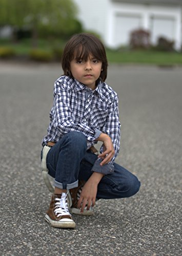 Toddler Boys' Cotton Blend Shirt - Navy Blue Check Western Plaid 3T #TOP4