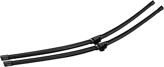 ND034 Set Of 2 Pieces OF Car Wiper Blades For Mercedes-Benz, Size 22-22 With Perfect Design, Premium And Long Lasting Material - Black