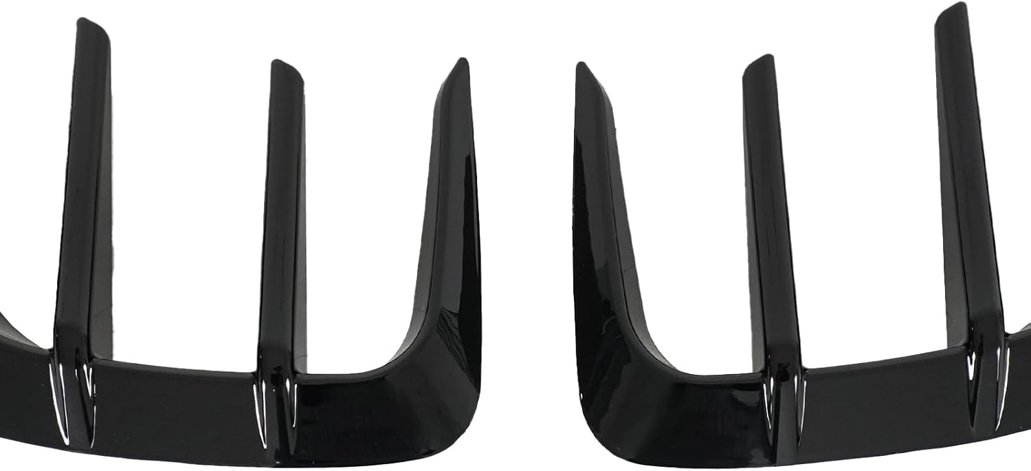 A Pair Engine Hood Trim for BMW M3 M4 G80 G82 G83 2021-2025 Hood Air Vent Trim Cover ABS Plastic (Glossy Black)