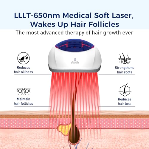 iHelmet Sistema de crescimento capilar a laser (aprovado pela FDA), capacete de crescimento capilar