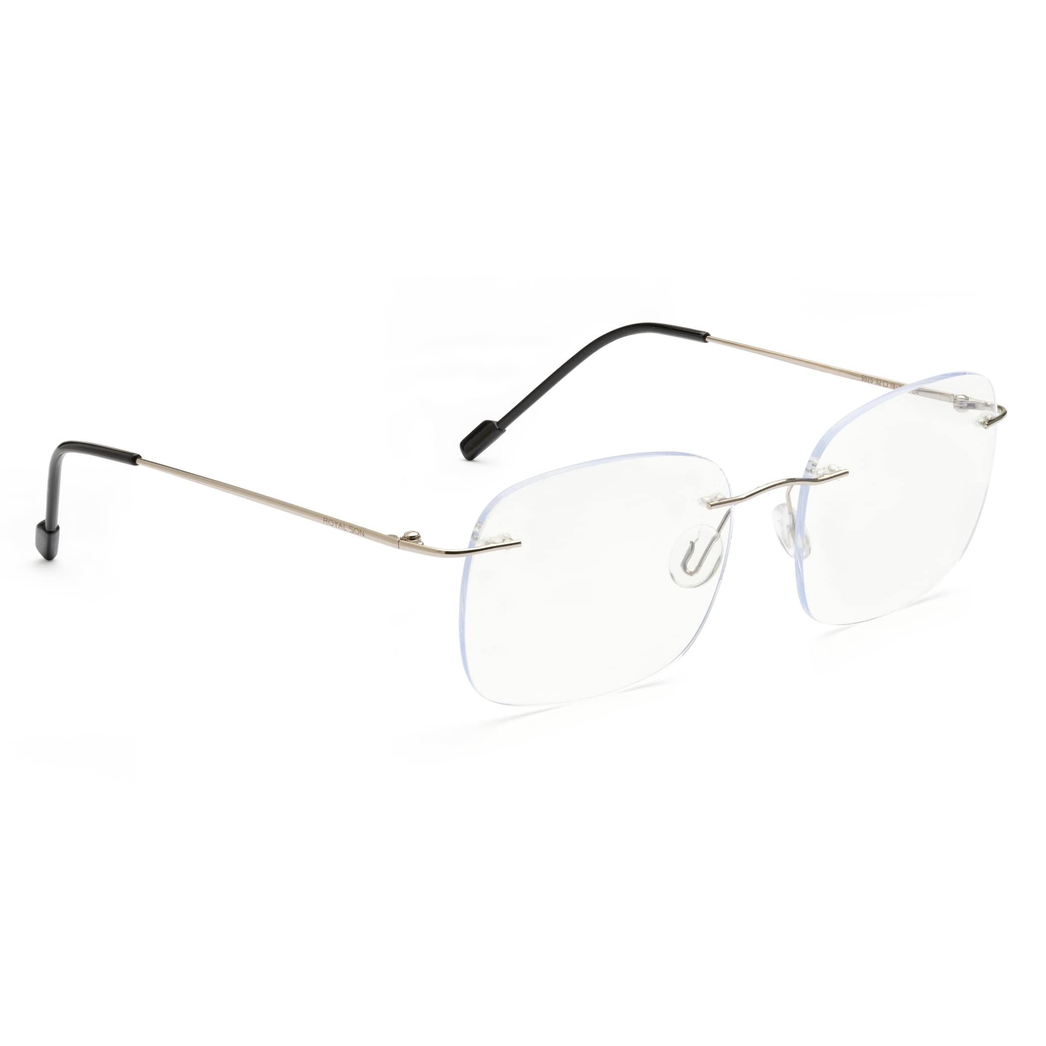 ROYAL SON Frameless Blue Ray Cut Uv Protection Men Women Eyeglasses (B0BX9LWY3P) Amazon Price History, Amazon Price Tracker