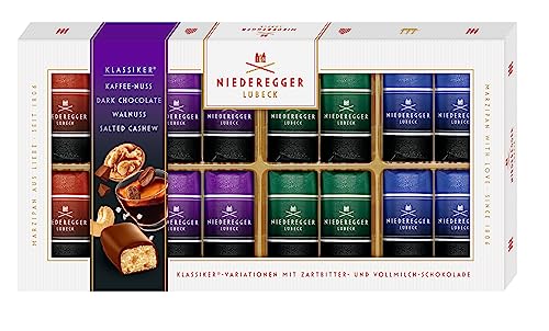 Niederegger Klassiker Dark Edition Pralines with Dark and Milk Chocolate - 200 g - 7.0 oz - Germany