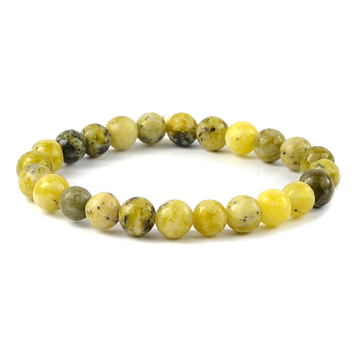 Reiki Crystal Products Natural Serpentine Bracelet 8 mm Crystal Stone Bracelet Round Shape for Reiki Healing and Crystal Healing Stones Unisex Adult (B018NQU3J0) Amazon Price History, Amazon Price Tracker