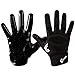 Cutters Gloves S451 Rev Pro 2.0 Receiver Football Gloves with Sticky C-Tack Grip, SOLID BLACK, Adult L