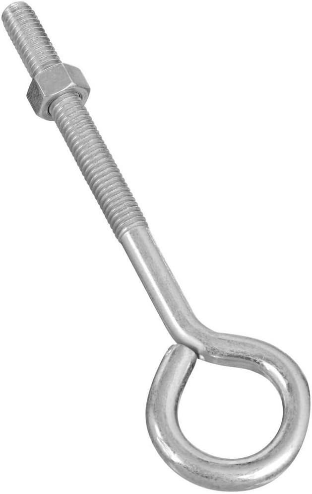 National Hardware N221-283 2160BC Eye Bolt in Zinc plated, 3/8" x 6", Pack of 1