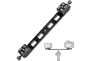 koolehaoda 300mm Dual Camera Mount Adapter for DSLR Cameras