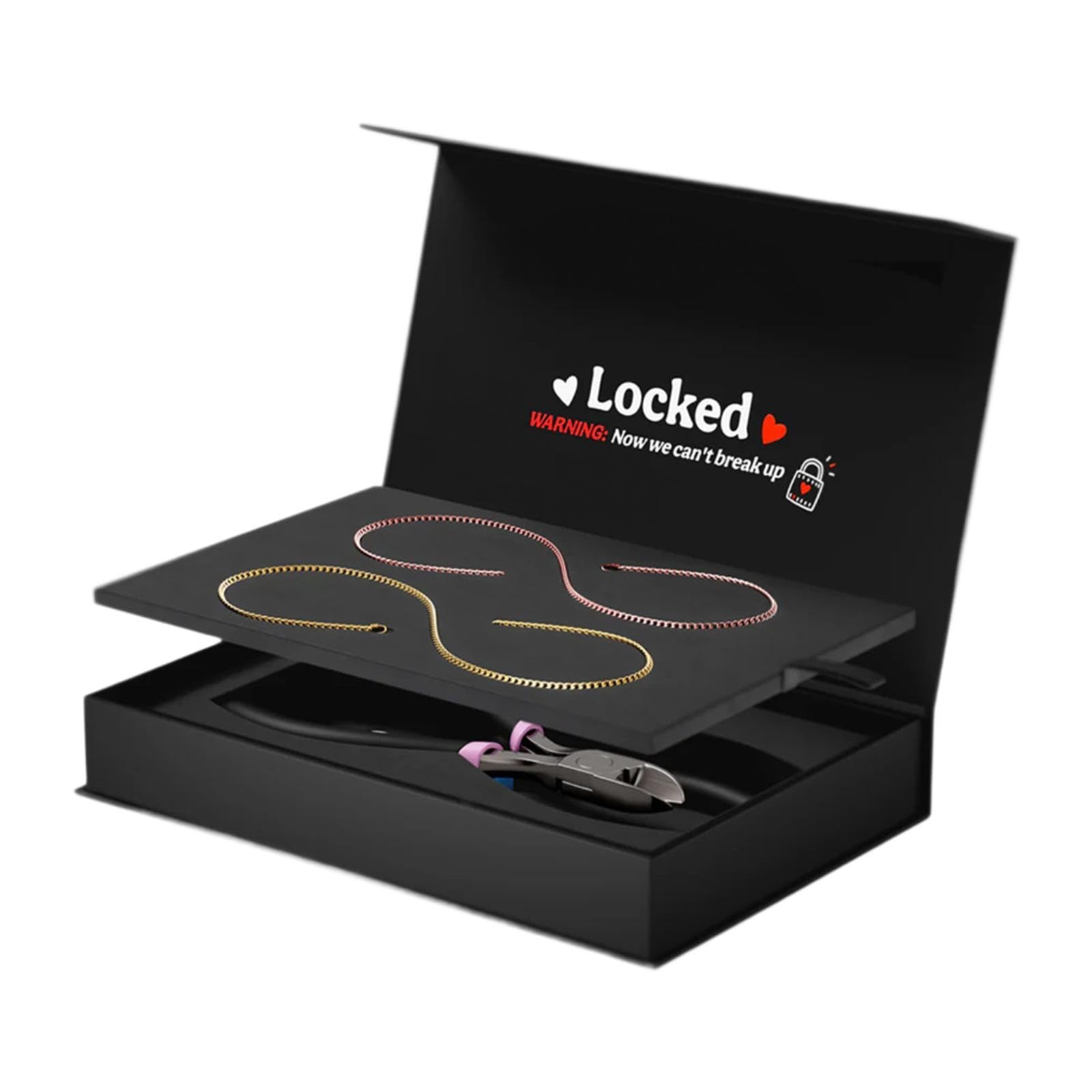 2 Pezzi Braccialetti Permanenti Set per Creare Gioielli per Innamorati Fai da Te con Lucchetto in Argento E Acciaio Adatto per Regali di Anniversario, Oro E Oro Rosa