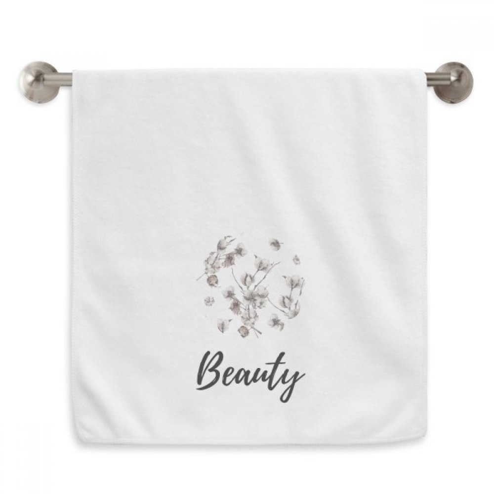 Serviettes moelleuses Fleurs Art Dessin de qualité supérieure pour le visage