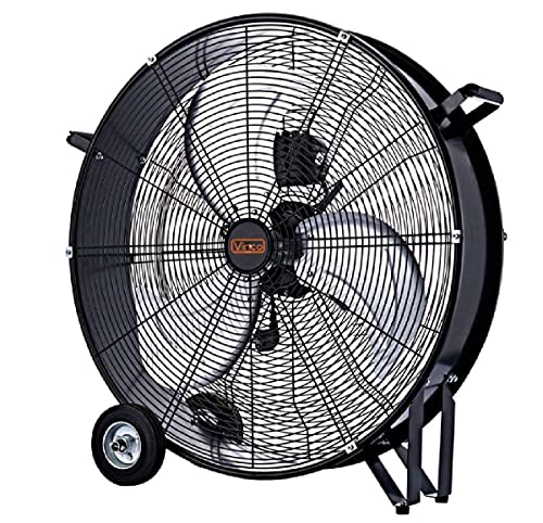 VENTILADOR INDUSTRIAL DIÁMETRO DEL SUELO METAL 60 CM 140W 70625