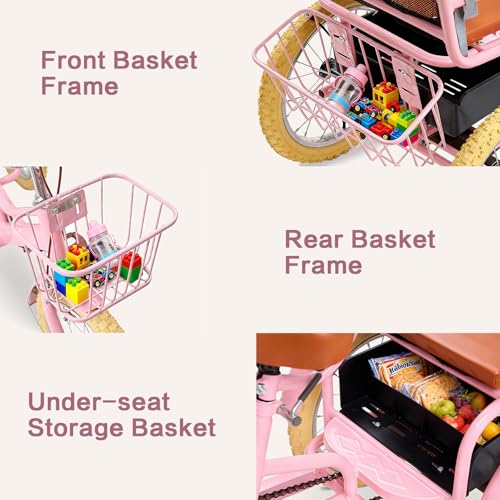 Kids Tricycle with 2 Seats