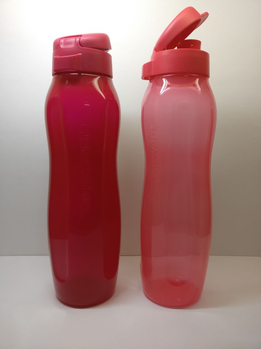 Tupperware Plastic Water Bottle, 1 Ltr, Pack of 2, Multicolour (B074CTV2R6) Amazon Price History, Amazon Price Tracker