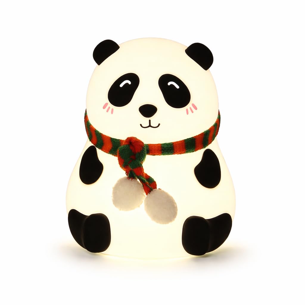 TakshHaven Touch Silicone Panda Light Lamp – Night Light for Kids, Girls & Boys | Cute Bedroom Decor for Women | Valentine Special-image-46