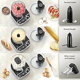 FIMEI Multifunctional Food Processor 1300W, 3 Speeds and Pulse Function, 3.5L Chopper, 1.5L Blender, Grinder, Citrus Juicer, Dough Kneader, Whisk, Shredder, Reversible Slicer, Triple Lock Protection - Image 6