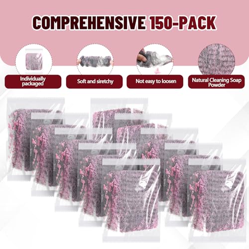 Image of Honeydak 150 Pack Separately Packaged Soap Pads, Metal Scouring Pads 2.5 x 2 Inch, 15 Gram Metal Wire Scourers Sponges for Stove Pot Pan Oven Kitchen Cooker Hood(Updated)