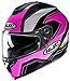 Produktbild HJC Helmets Unisex  Erwachsene Nc Motorrad Helm, Schwarz/Weiss/Fuchsia, XS