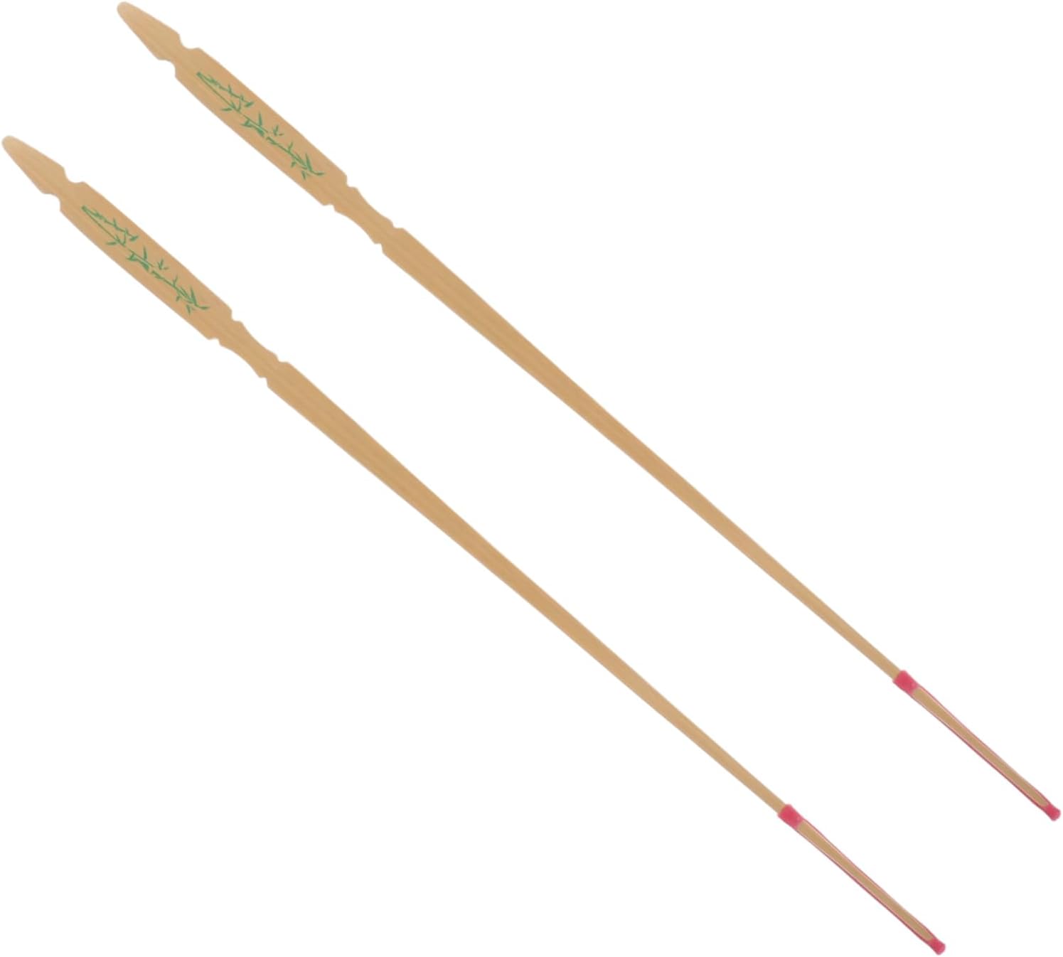 2pcs Yangqin Accessories Green Bamboo Pattern Mallets for Glockenspiel Professional Tool for Chinese Dulcimer