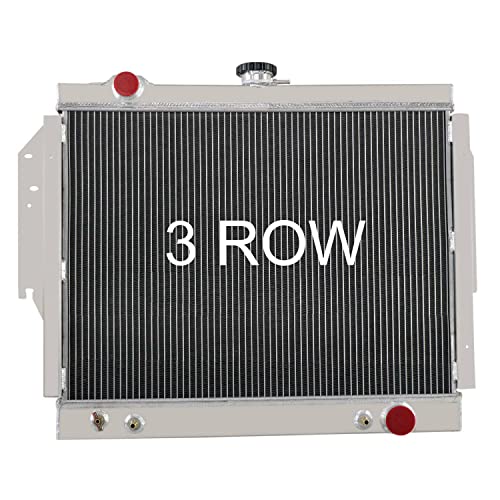 ALLOYWORKS 3 Row Core Aluminum Radiator for 1979-1993 Dodge Ramcharger D & W Truck 5.2L 5.9L V8