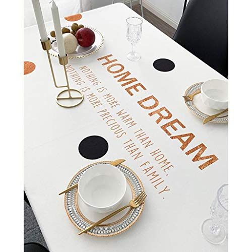 Nappe de table decorative en tissu blended moderne style rectangulaire - 7