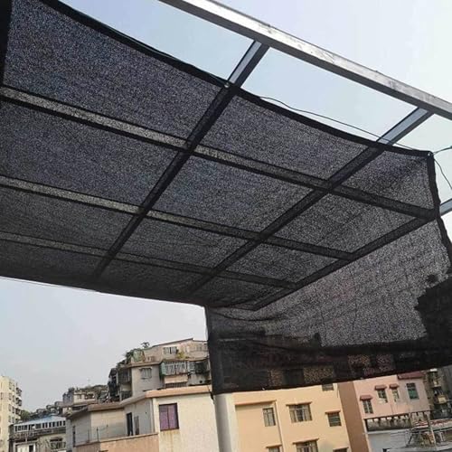 Toldo impermeable 4x8m negro rectangular para patio y jardín 3