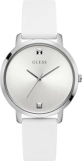 GUESS Reloj Analógico para Mujer de Cuarzo con Correa en Silicone W1210L1
