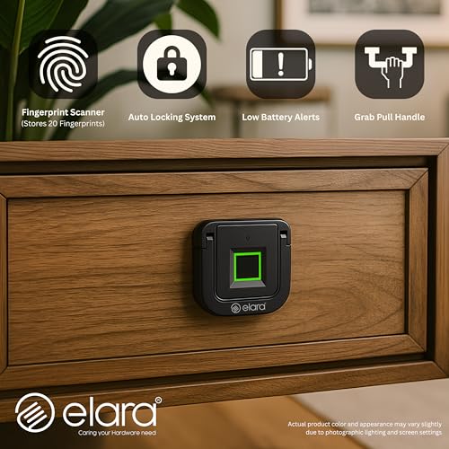 Image of Elara Smart Drawer Lock Black (DX-1)