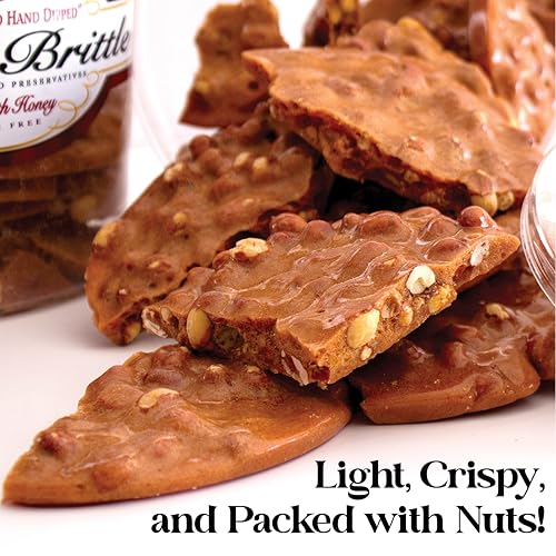 image for brittle-brittle Peanut Brittle Candy, Handmade Old Fashioned Peanut Br