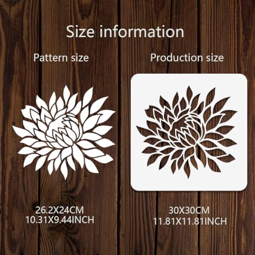 NBEADS Open Flower Painting Stencil - Image 2