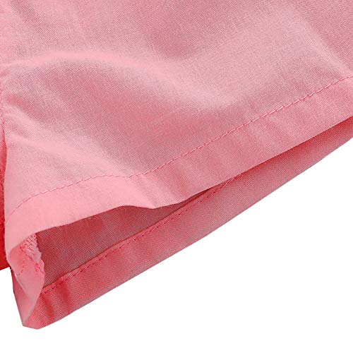 BAOBAOLAI Conjunto de roupas infantis para bebês, meninas, verão, estampa de frutas, sem mangas, col