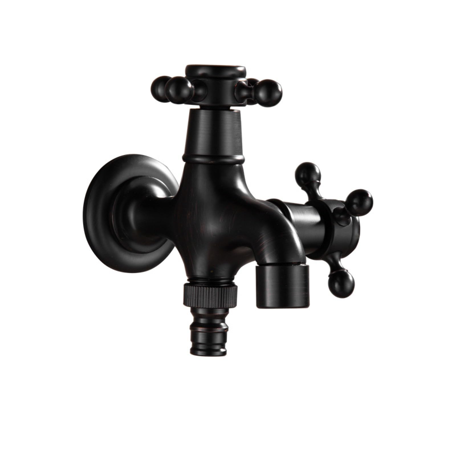 QUINTO Grifo de Lavadora Negro Antiguo de Cobre, Solo Frío, 1/2 Pulgadas, Doble Uso