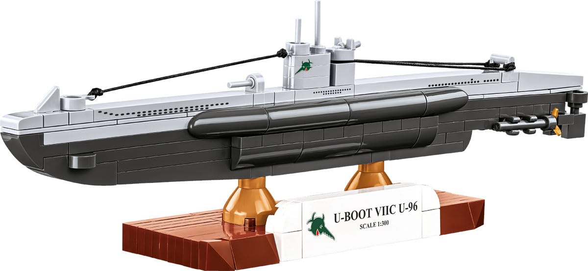 COBI Collezione Storica U-Boat VIIC U-96, Seconda Guerra Mondiale, 162 Pezzi