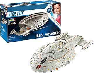 Revell RV04992 04992 4992 1:670 U.S.S. Voyager NCC-74656 Plastic Model Kit Star Trek Kathryn Janeway, Various, 1/670