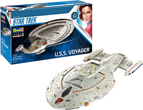 Revell 04992 maquette Star Trek U.S.S. Voyager NCC-74656 James KIRK, 1/670, 4992, blanc