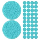 100 Pezzi Dischetti Rotondi 25mm in Cotone e Cellucotton