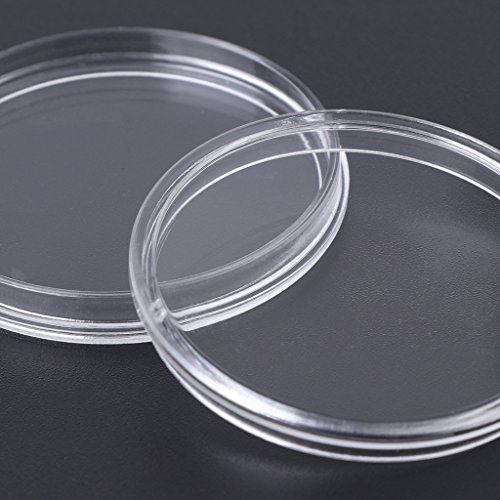 Capsula redonda acrílica para monedas 38.6mm transparente miniatura 3